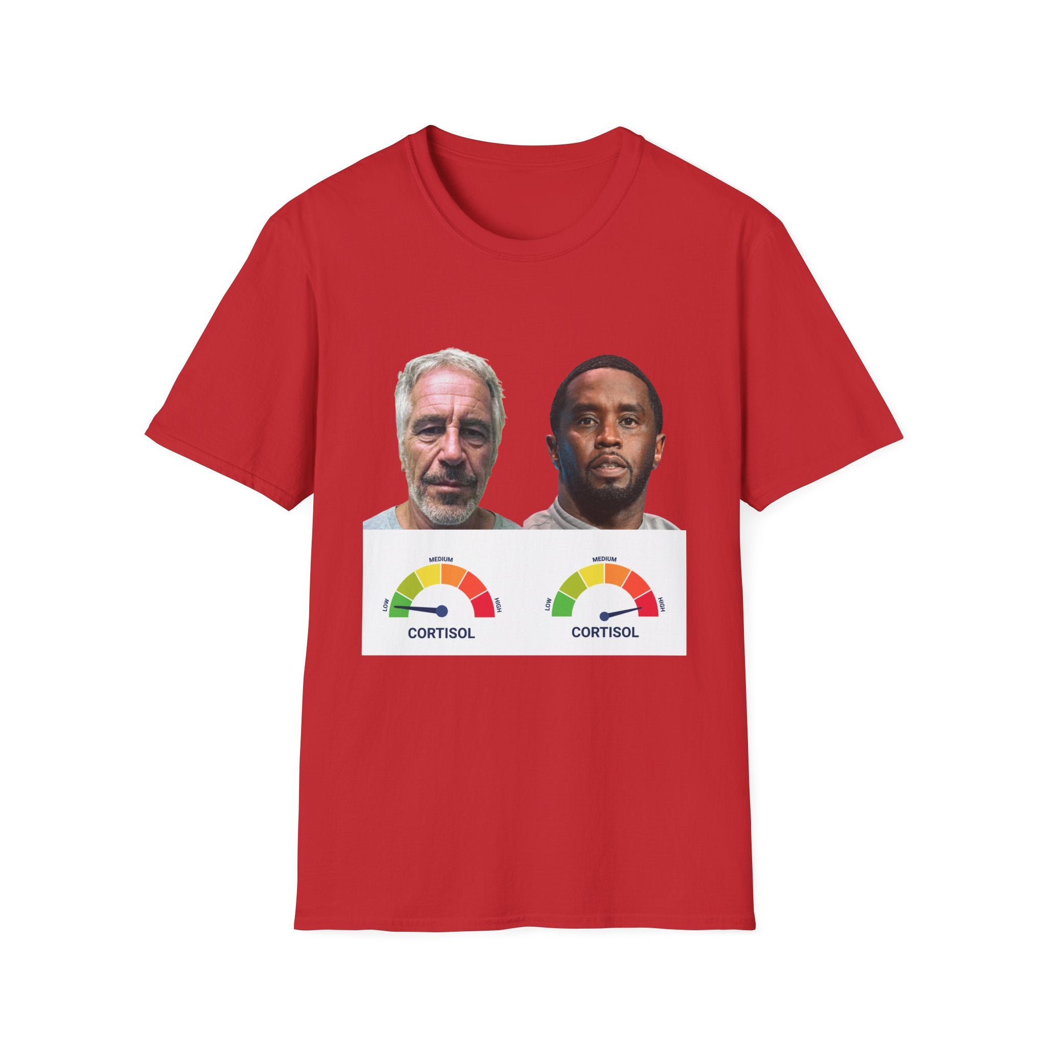 Epstein vs Diddy Cortisol T-shirt